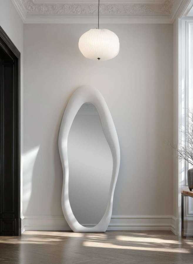 NORDV&Auml;RK Nero - Cream Cheval Mirror