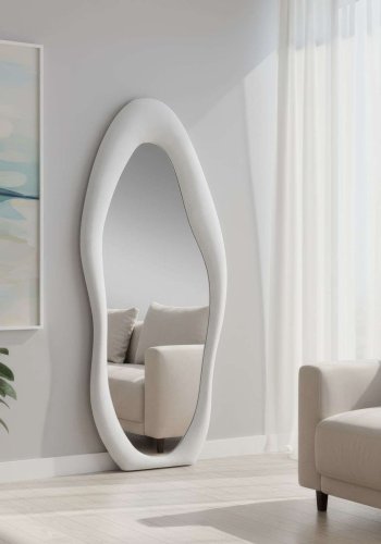 NORDV&Auml;RK Nero - Cream Cheval Mirror