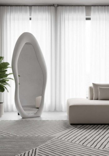 NORDV&Auml;RK Nero - Cream Cheval Mirror