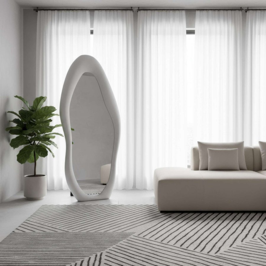 NORDV&Auml;RK Nero - Cream Cheval Mirror