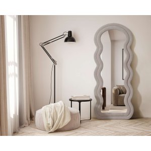 NORDV&Auml;RK Mia - Beige Cheval Mirror
