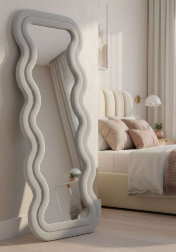 NORDV�RK Mundo Oval - Creme Cheval Mirror