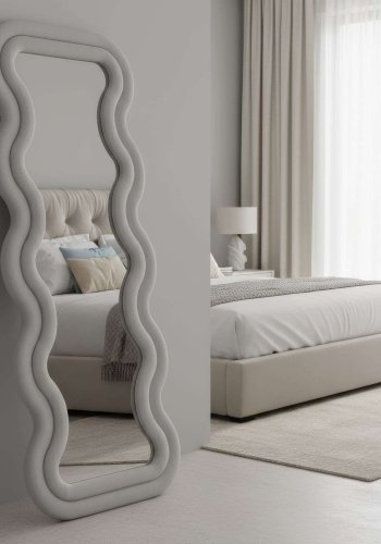 NORDV�RK Mundo Oval - Creme Cheval Mirror