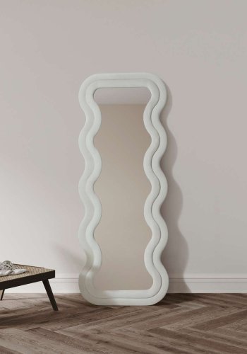 NORDV�RK Mundo Oval - Creme Cheval Mirror
