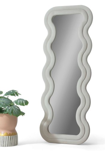 NORDV&Auml;RK Mundo Oval - Creme Cheval Mirror