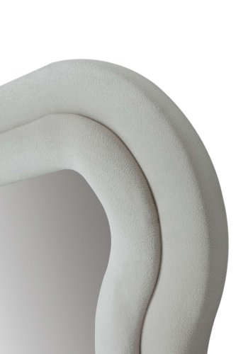NORDV&Auml;RK Mundo Oval - Creme Cheval Mirror