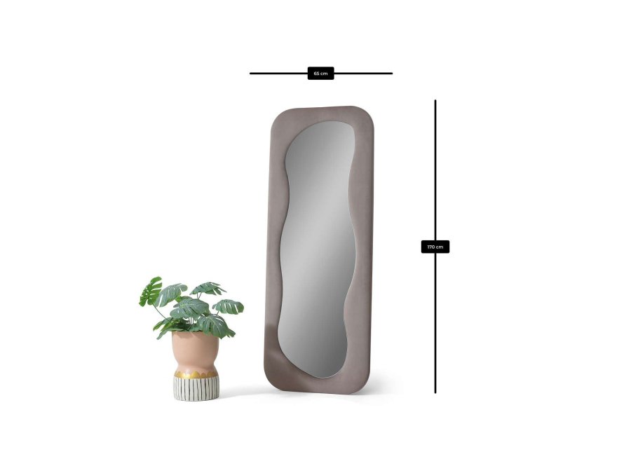 NORDV&Auml;RK Pera - Mink Cheval Mirror