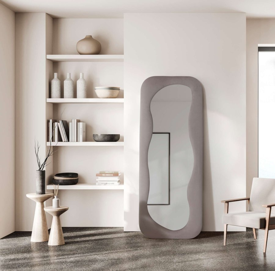 NORDV&Auml;RK Pera - Mink Cheval Mirror