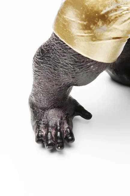 KARE DESIGN Monkey Beach figur - bronze og guld polyresin (H:30cm)