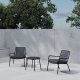 VENTURE HOME Mykonos Loungeset - Svart / Svart