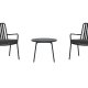 VENTURE HOME Mykonos Loungeset - Svart / Svart