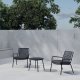 VENTURE HOME Mykonos Loungeset - Svart / Svart
