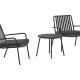 VENTURE HOME Mykonos Loungeset - Svart / Svart
