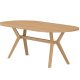 VENTURE HOME Kenya ovalt spisebord 200x100x75 cm - Naturlig teak