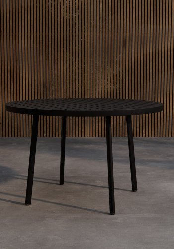 VENTURE HOME Giardini Rundt Spisebord �120 - Svart / Svart