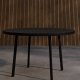 VENTURE HOME Giardini Rundt Spisebord �120 - Svart / Svart