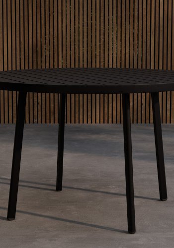 VENTURE HOME Giardini Rundt Spisebord �120 - Svart / Svart