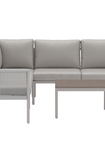 VENTURE HOME Kos hj�rnesofasett - Beige / Beige polywood