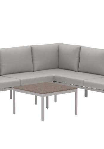 VENTURE HOME Kos hj�rnesofasett - Beige / Beige polywood