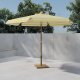 VENTURE HOME Cerox Paraply 270 cm - Gul / Vit