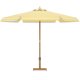 VENTURE HOME Cerox Paraply 270 cm - Gul / Vit