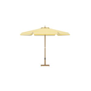 VENTURE HOME Cerox Paraply 270 cm - Gul / Vit
