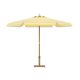 VENTURE HOME Cerox Paraply 270 cm - Gul / Vit