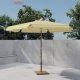 VENTURE HOME Cerox Paraply 270 cm - Gul / Vit