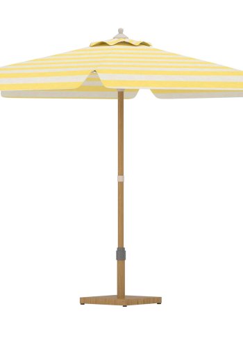 VENTURE HOME Cerox Paraply 270 cm - Gul / Vit