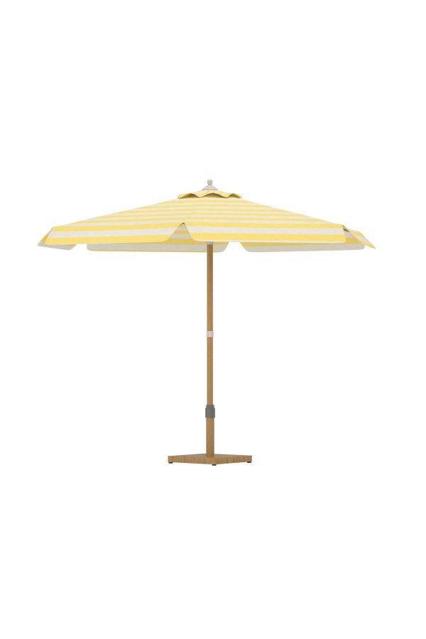 VENTURE HOME Cerox Paraply 270 cm - Gul / Vit