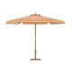 VENTURE HOME Cerox Paraply 270 cm - Persika / Vit