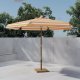 VENTURE HOME Cerox Paraply 270 cm - Persika / Vit