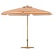 VENTURE HOME Cerox Paraply 270 cm - Persika / Vit