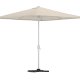VENTURE HOME Leeds Paraply 293 X 264 X 293 - Beige / Silverram