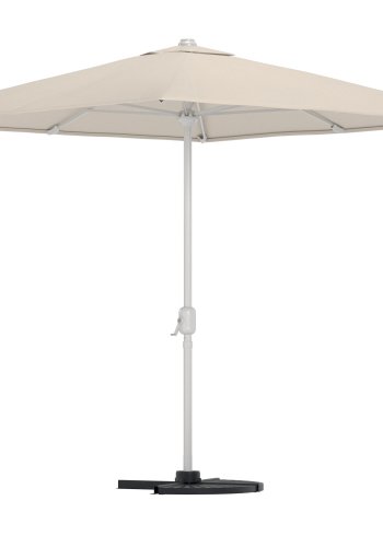 VENTURE HOME Leeds Paraply 293 X 264 X 293 - Beige / Silverram