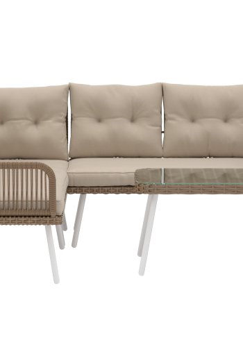 VENTURE HOME Ibiza hj�rnesofasett - Naturlig rotting / Beige