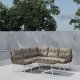 VENTURE HOME Ibiza hj�rnesofasett - Naturlig rotting / Beige
