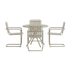 VENTURE HOME Chios Rund Spisegruppe - Beige / Beige