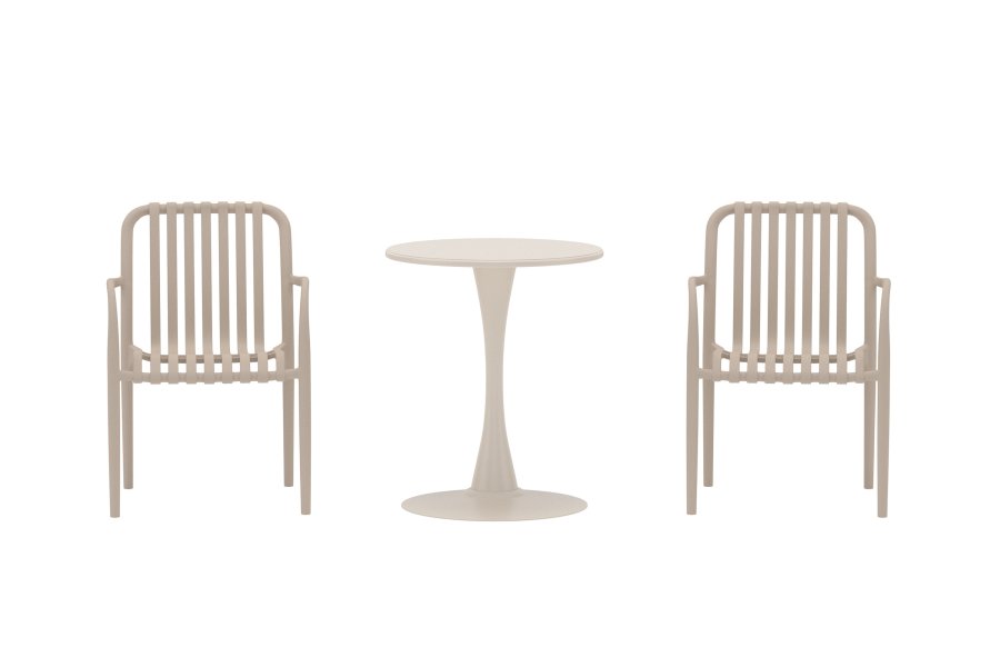 VENTURE HOME Limnos Kafesett �60x70 cm - Beige / Beige