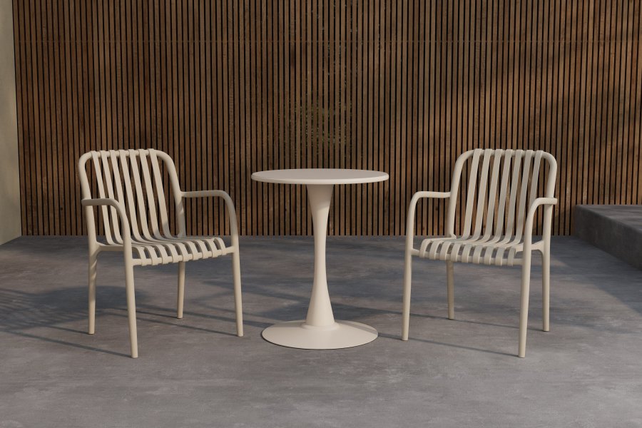VENTURE HOME Limnos Kafesett �60x70 cm - Beige / Beige