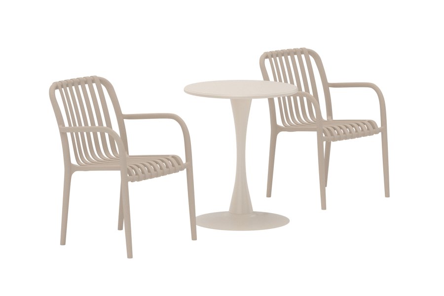 VENTURE HOME Limnos Kafesett �60x70 cm - Beige / Beige