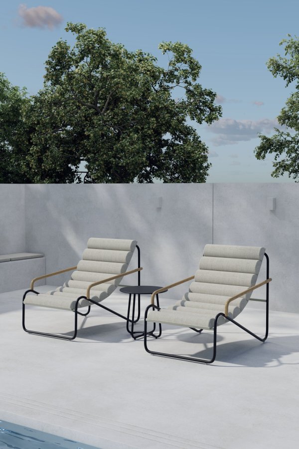 VENTURE HOME Ithaka Loungeset - Svart / Beige