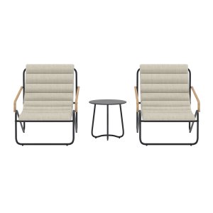 VENTURE HOME Ithaka Loungeset - Svart / Beige