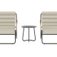 VENTURE HOME Ithaka Loungeset - Svart / Beige
