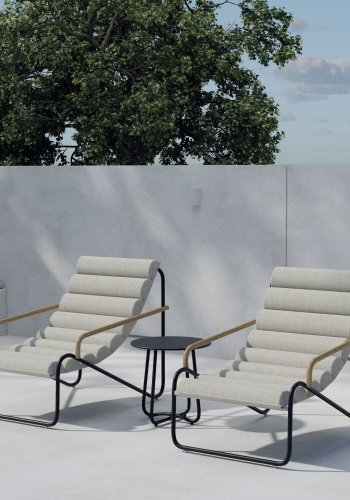 VENTURE HOME Ithaka Loungeset - Svart / Beige