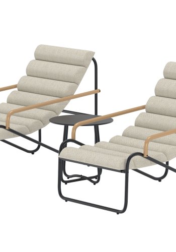 VENTURE HOME Ithaka Loungeset - Svart / Beige