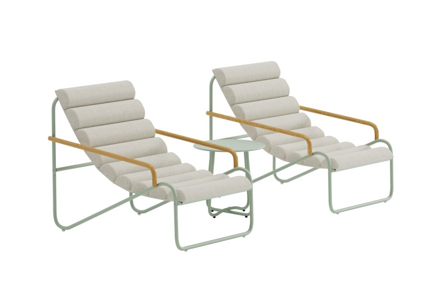 VENTURE HOME Ithaka Loungegrupp - Salviagr&ouml;n / Beige