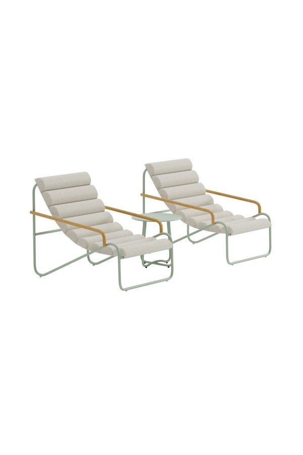 VENTURE HOME Ithaka Loungegrupp - Salviagr&ouml;n / Beige