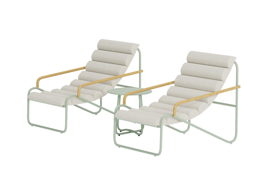 VENTURE HOME Ithaka Loungegrupp - Salviagr&ouml;n / Beige