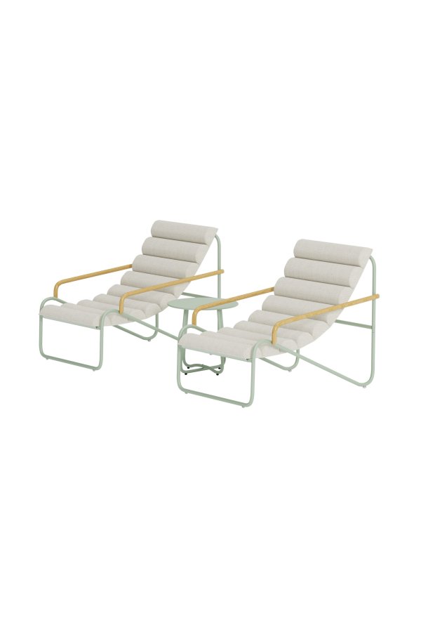 VENTURE HOME Ithaka Loungegrupp - Salviagr&ouml;n / Beige